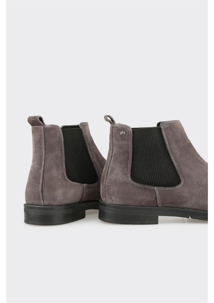 Antrasit Deri Erkek Günlük Bot fırsatları