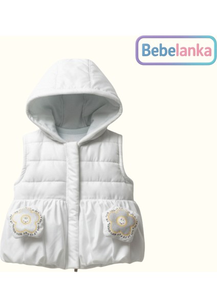 Kız Çocuk Kapitone Yelekli, Çiçek Baskılı Sweatshirt ve Pantolon 3'lü Kışlık Takım 687540 fiyatları