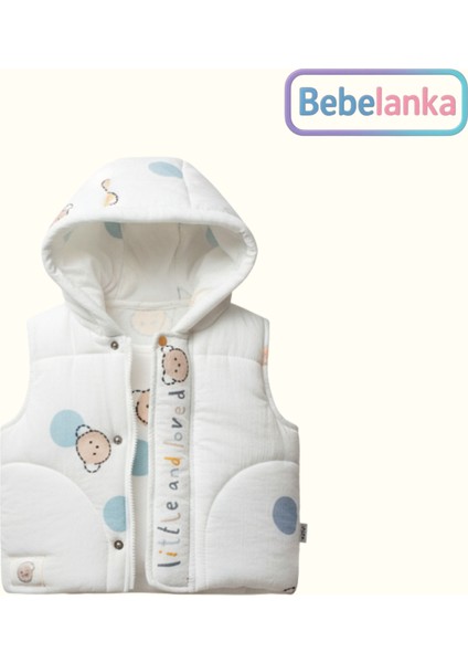 Erkek Çocuk Ayıcık Desenli Kapüşonlu Yelek, Sweatshirt ve Pantolon 3'lü Kışlık Takım 680976 modelleri