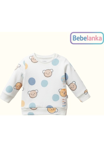 Erkek Çocuk Ayıcık Desenli Kapüşonlu Yelek, Sweatshirt ve Pantolon 3'lü Kışlık Takım 680976 fırsatları