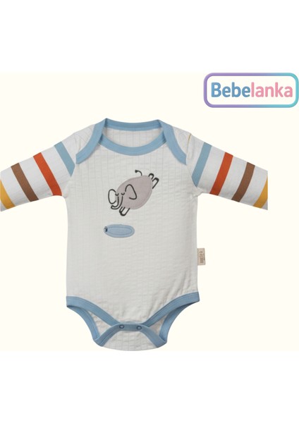 Unisex Bebek Kapitone Body ve Pantolon 2'li Takım Mavi 335215 fiyatları