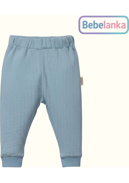 Unisex Bebek Kapitone Body ve Pantolon 2'li Takım Mavi 335215 modelleri