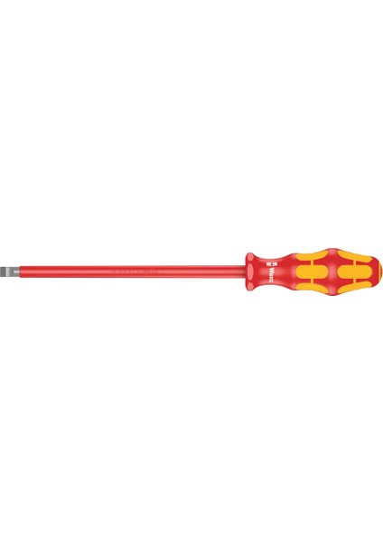 160 I Vde Yalıtımlı Düz Tornavida, 1.6 x 8 x 200 mm
