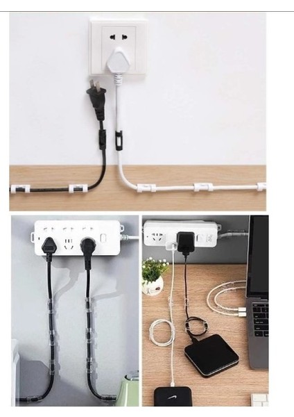 Kablo Sabitleyici Klips Seti 20 Adet