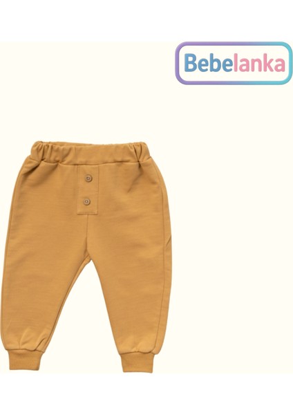 Erkek Çocuk Camel Desenli Kışlık Sweatshirt ve Pantolon Takımı 952593 modelleri