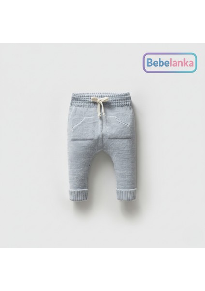 Erkek Bebek %100 Pamuk Polo Yaka Degrade Kazak Zıbın Pantolon 3'lü Takım 489489 fırsatları