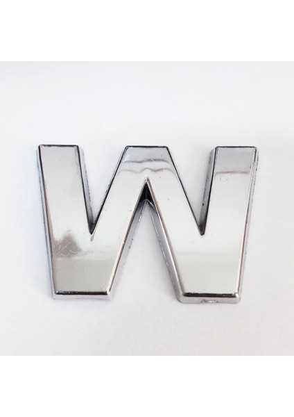 Cemax W Harfi 3,75 cm Krom Yapışkanlı