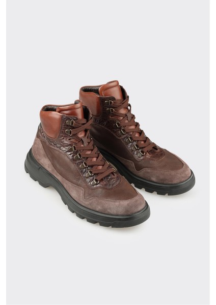 Kahve Deri Erkek Spor Bot fiyatları