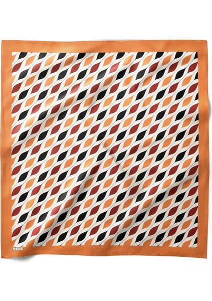 Geometrik Desenli Bandana Fular