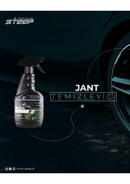Ultimate Demir Tozu ve Jant Temizleyici 500 ml Premium Set modelleri