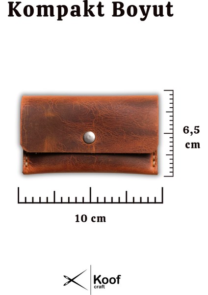 Rustic Snap %100 Hakiki Deri Kartlık – El Işçiliği Minimal Kartlık Cüzdan modelleri
