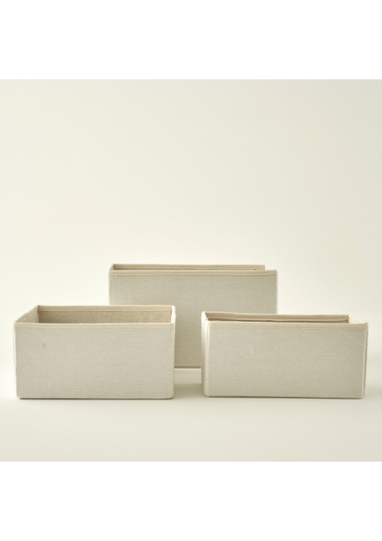 Ella Katlanabilir Organizer Sepet Naturel (28X13X13 Cm) modelleri