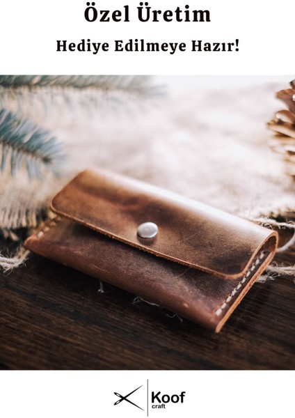 Rustic Snap %100 Hakiki Deri Kartlık – El Işçiliği Minimal Kartlık Cüzdan modelleri