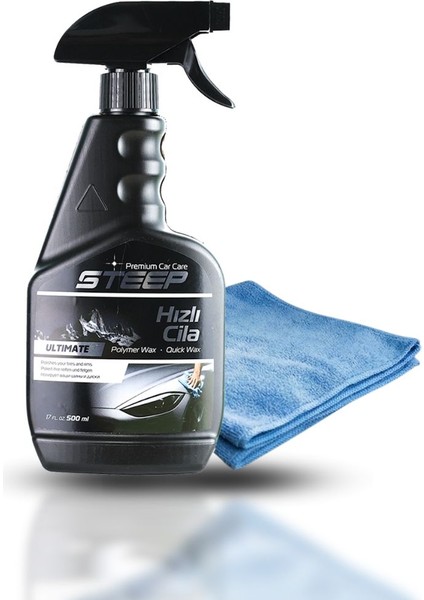 Ultimate Hızlı Cila Wax Içerikli 500 ml Mikrofiber 40X40 Bez