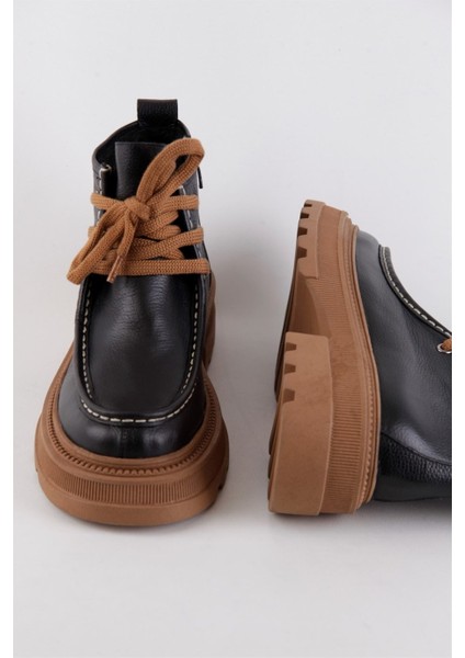 Gabriela Siyah Hakiki Deri Kadın Bot modelleri