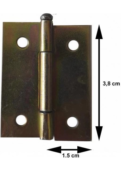 Yaprak Menteşe 1,5 cm