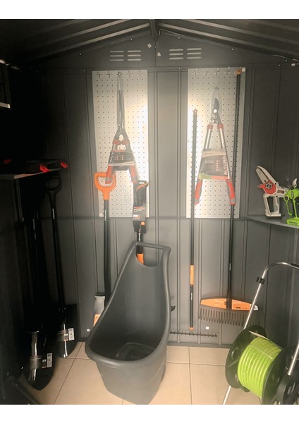 METAL BAHÇE DEPOLAMA EVİ (182X140X220) ANTRASİT modelleri