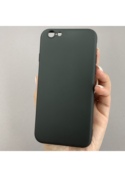 Iphone 6s Plus Iphone 6 Plus Uyumlu Siyah Silikon Esnek Kamera Korumalı Kılıf