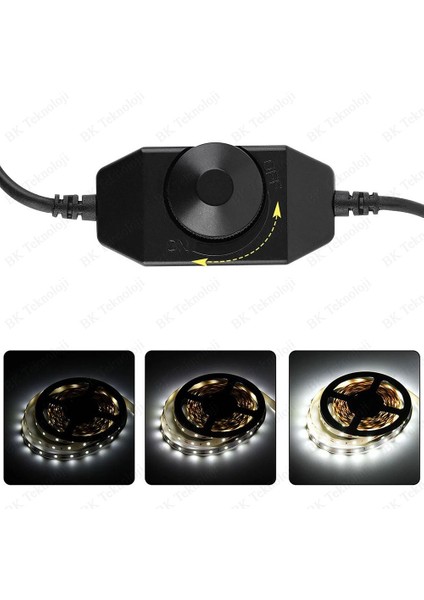 Tek Renkli Şerit LED Dc 12-24V 2A LED Dimmer Anahtarı Parlaklık Ayar Kontrol Cihazı fiyatları