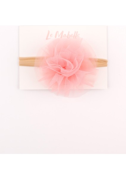 Somon Tül Çiçek Kız Çocuk Saç Bandı modelleri