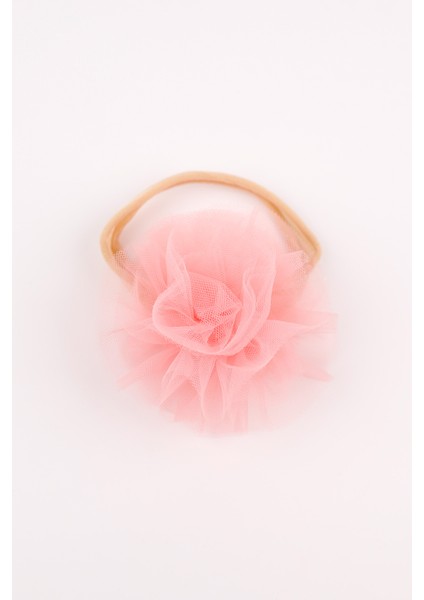 Somon Tül Çiçek Kız Çocuk Saç Bandı fırsatları