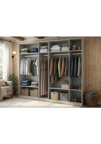 Lutie 2 Kapaklı Dolap