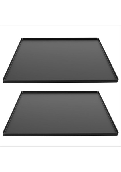 Buzdolabı Zemin Koruyucu, Mini Silikon Mat, Buzdolabı Alt Matı, Siyah (Yurt Dışından)