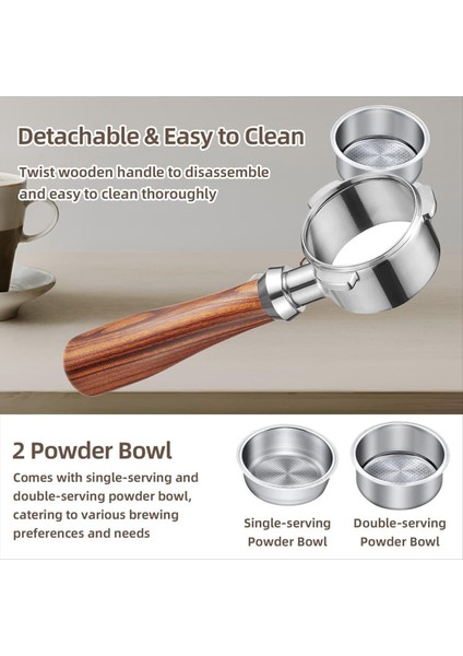 Dipsiz Portafilter 51 Mm, 3 Kulaklı Dipsiz Porta Filtre (Yurt Dışından) fırsatları