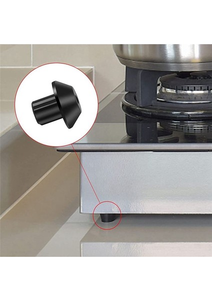 Ge WB2K101 Gazlı Ocak WB02T10461 Için Uygun 48 Adet Kauçuk Izgara Ayağı Parçası (Yurt Dışından) modelleri