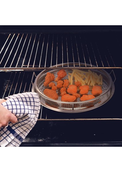 Fırın Için 2 Adet Yuvarlak Paslanmaz Çelik Fritöz Sepeti (Yurt Dışından) fiyatları