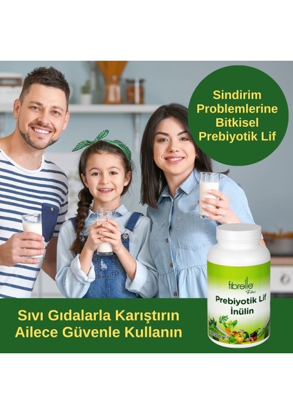 Inülin Prebiyotik Lif 250G Plastik Ambalaj 2 Adet modelleri