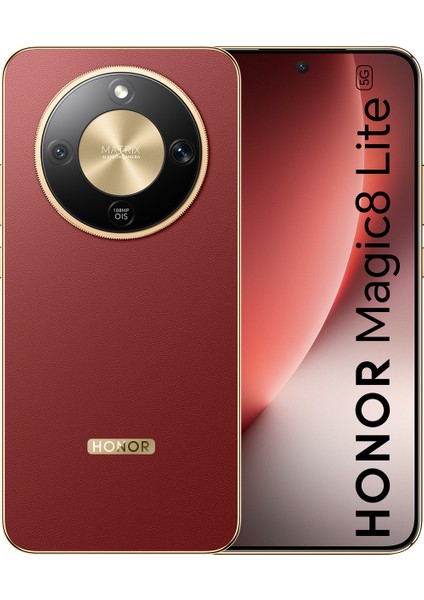 Magic 8 Lite 5G 256 GB 8 GB Ram (Honor Türkiye Garantili) Kızıl Kahve