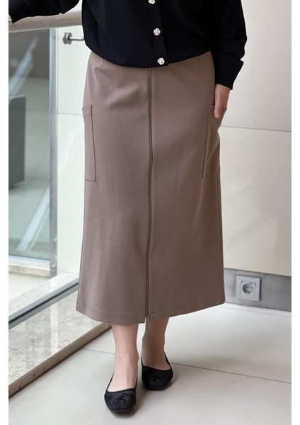 5469 Cep Detaylı Fermuarlı Etek fiyatları