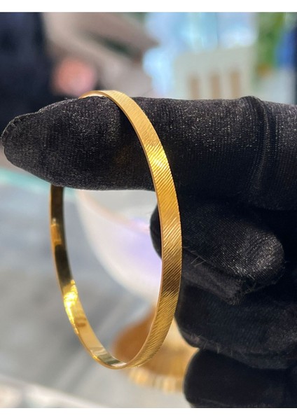 10 Gr 22 Ayar Altın Trabzon Çöp Bilezik, Beden 54- 56-58-60-62-64-66-68-70 , Işçiliksiz Yatırımlık