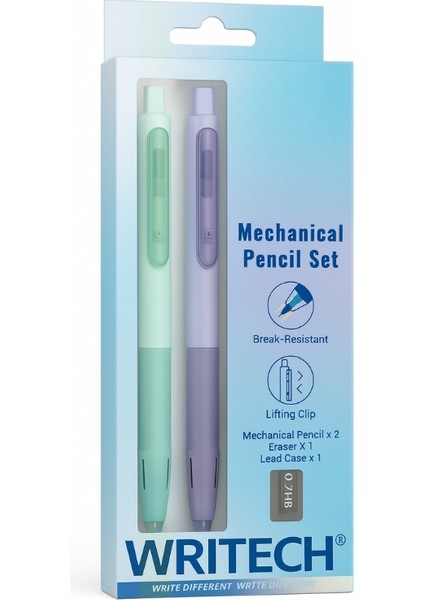 0.7 mm 2'li Kalem - Silgi ve Uc Seti