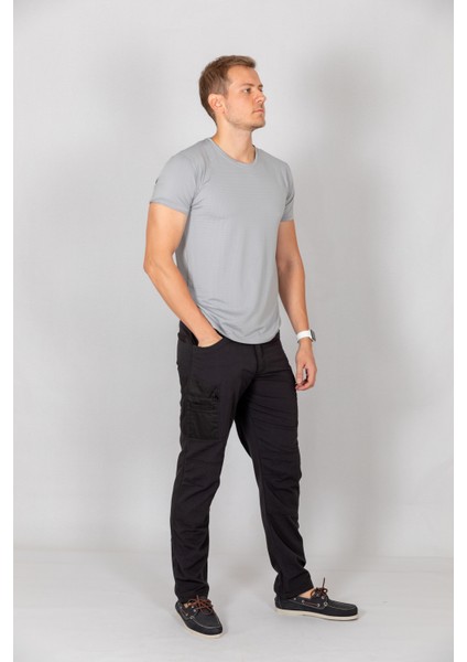 Erkek Kısa Kol Dry Fit Bisiklet Yaka T-Shirt