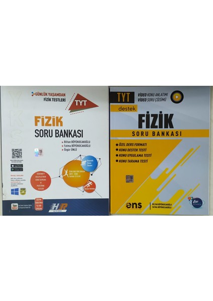 Ens Yayıncılık Tyt Fizik Soru Bankası+Hız ve Renk Tyt Fizik Soru Bankası
