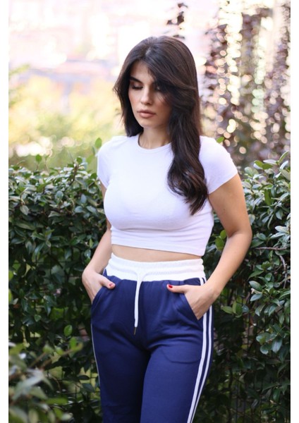 Yanları Şeritli Kaliteli Modal Kumaş Eşofman Altı indirimleri