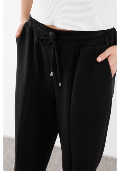 5554 Önden Parçalı Havuç Bambu Pantolon modelleri