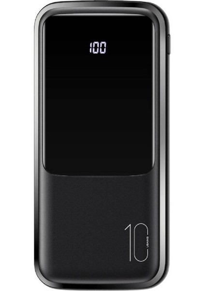 CD163 10000 Mah Powerbank | 2 Cihaz Aynı Anda Şarj | LED Ekranlı Taşınabilir Güç Bankası | Apple & Android Uyumlu