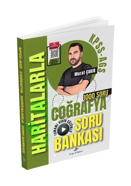 2026 Kpss Meb Ags Haritalarla Coğrafya Tamamı Video Çözümlü Soru Bankası Murat Çakır