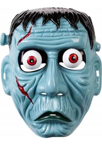 Frankenstein Temalı Sallanan Oynar Gözlü Maske (5148)