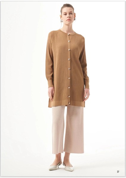 Fitilli Nuss Tunik Hırka