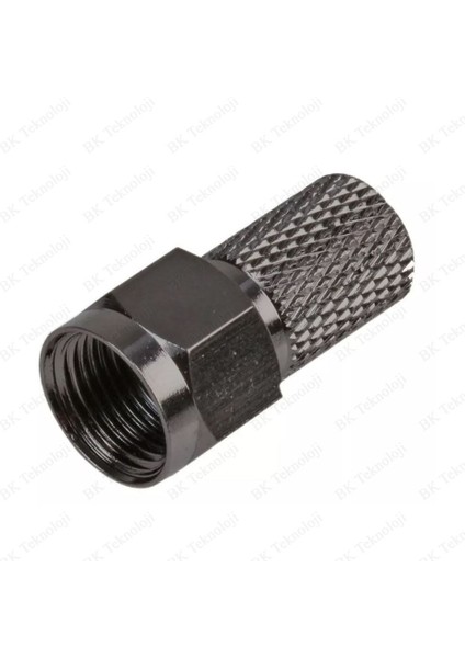 Yüksek Kaliteli Rg6 Contalı Siyah Uydu Kablosu F Konnektör 5 Adet fırsatları