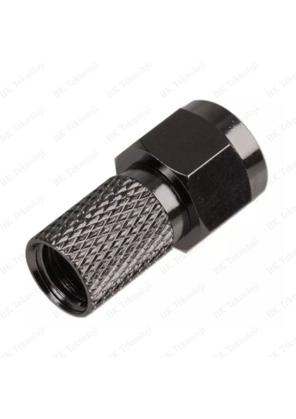 Yüksek Kaliteli Rg6 Contalı Siyah Uydu Kablosu F Konnektör 5 Adet indirimleri