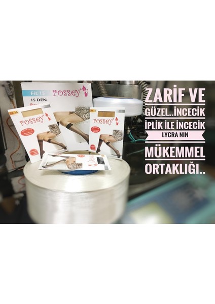 FIT(15D) Ince Dizaltı Çorap-Sahra 51-(12 Çift)