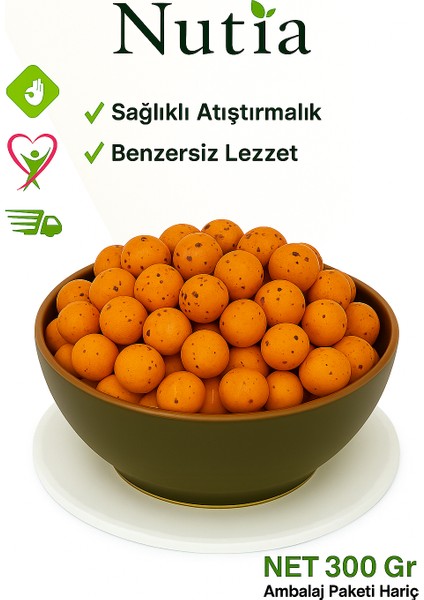 Nutia Lüks Çikolata Kaplama Çorum Özel Serisi Portakal Aromalı Leblebi 300 gr