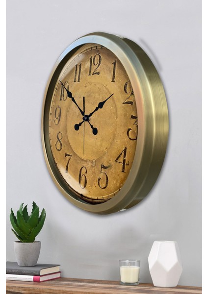 52 cm Eskitme Vintage Duvar Saati modelleri