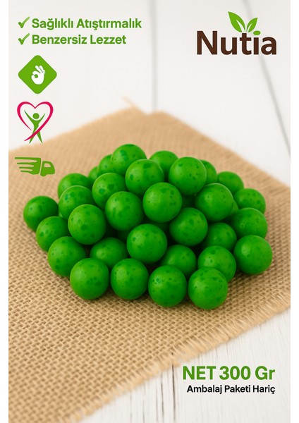 Nutia Lüks Çikolata Kaplama Çorum Özel Serisi Taze Taneli Elma Aromalı Leblebi 300 gr fiyatları