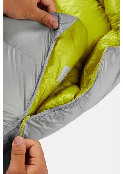 Mythic 600 -32°c 900 Fill Kaz Tüyü Uyku Tulumu Gri - Sol